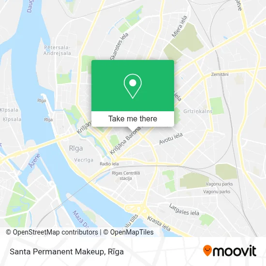 Santa Permanent Makeup map