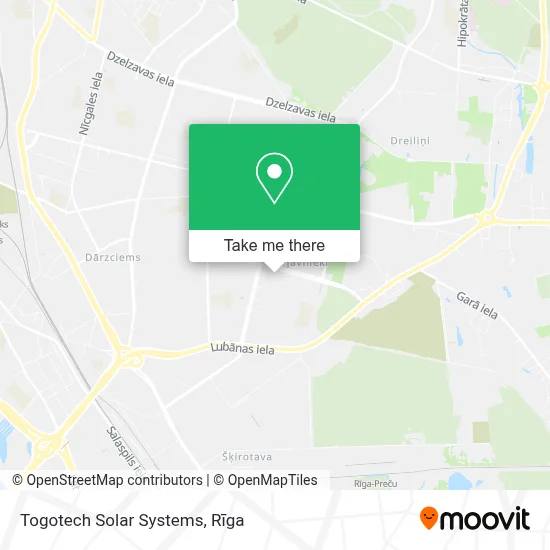 Togotech Solar Systems map