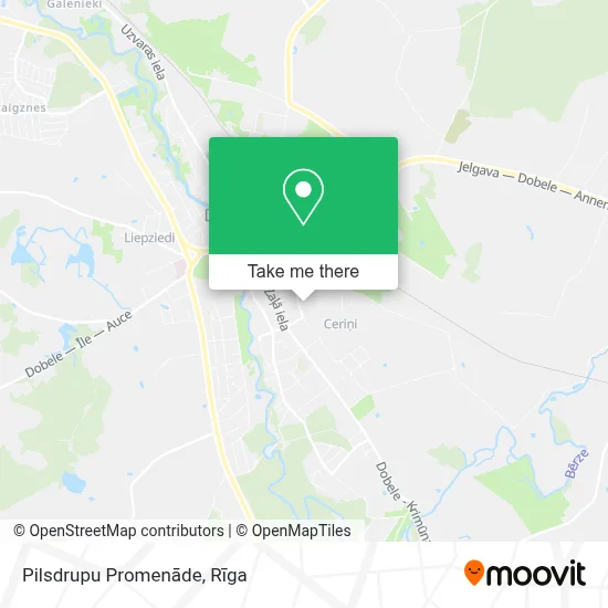 Pilsdrupu Promenāde map