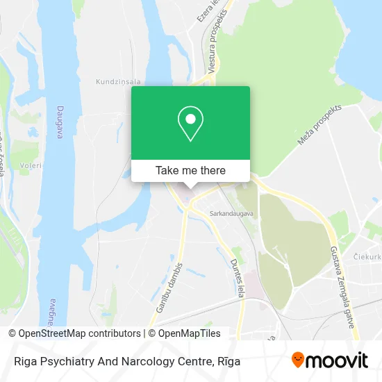 Riga Psychiatry And Narcology Centre map
