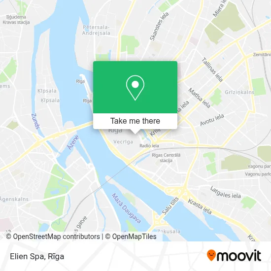 Elien Spa map