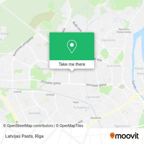 Latvijas Pasts map