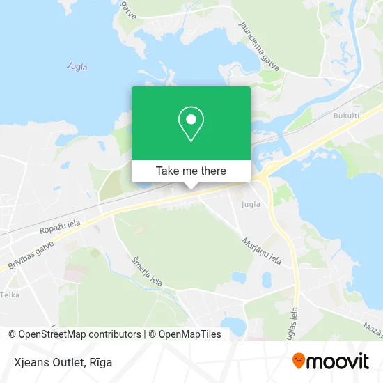 Xjeans Outlet map