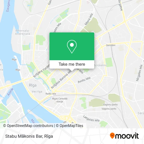 Stabu Mākonis Bar map