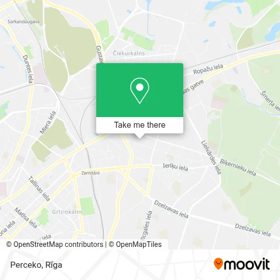 Perceko map