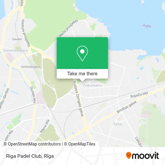 Riga Padel Club map