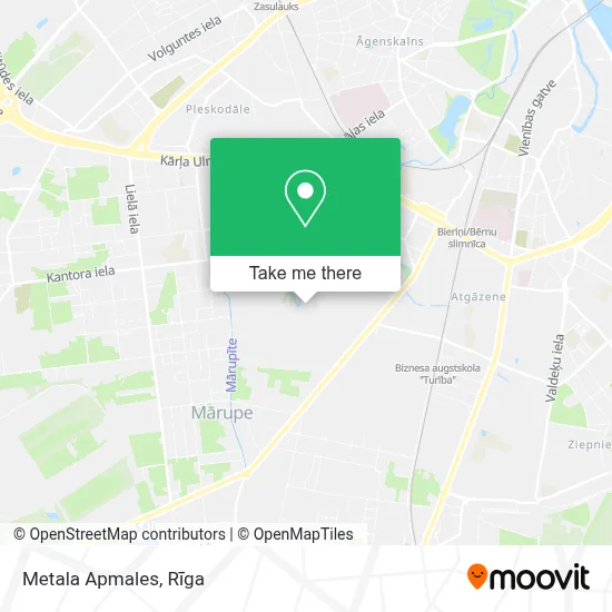 Metala Apmales map