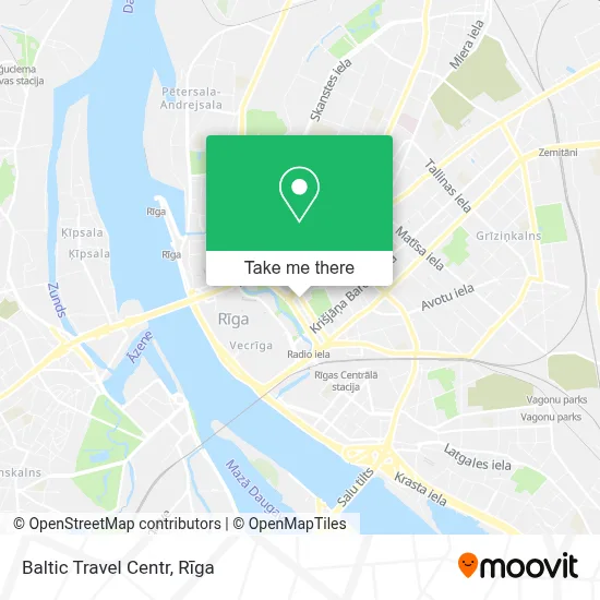 Baltic Travel Centr map