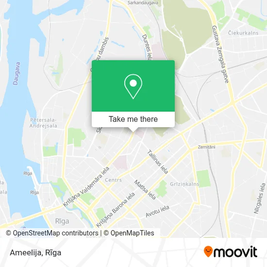 Ameelija map