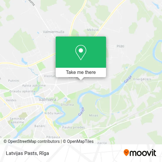 Latvijas Pasts map