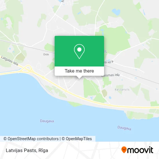 Latvijas Pasts map