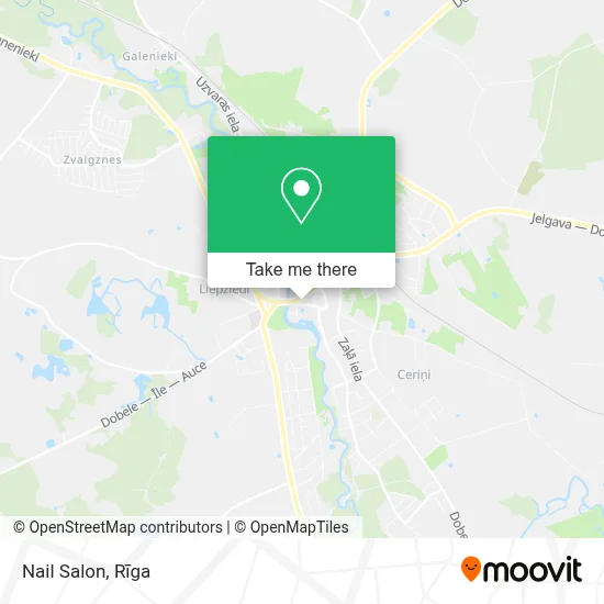 Nail Salon map