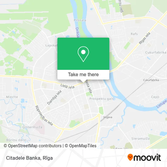 Citadele Banka map