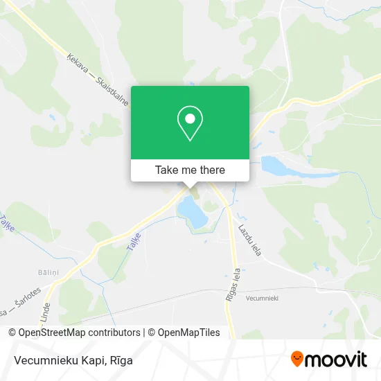 Vecumnieku Kapi map