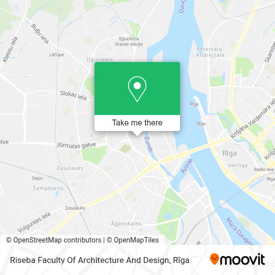 Riseba Faculty Of Architecture And Design map