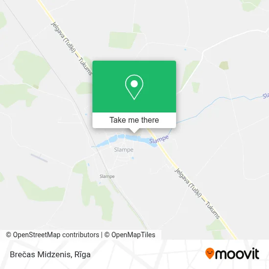 Brečas Midzenis map