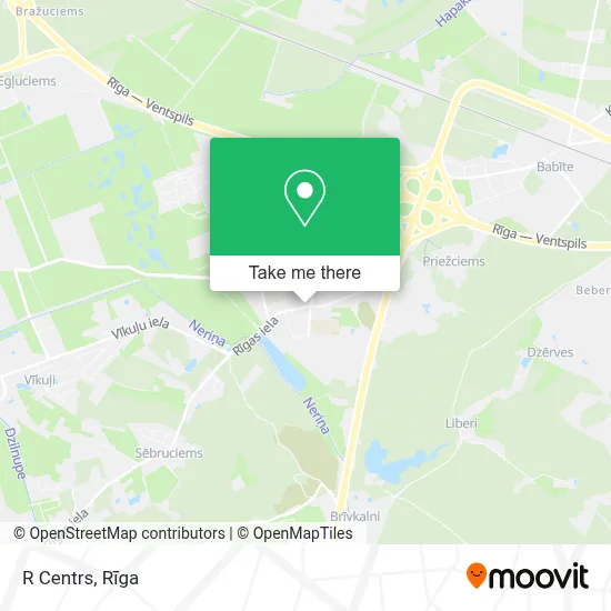 R Centrs map