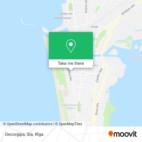 Decorgips, Sia map