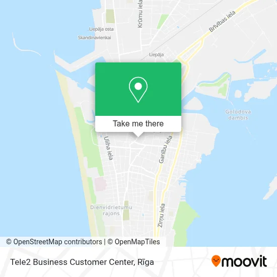 Tele2 Business Customer Center map