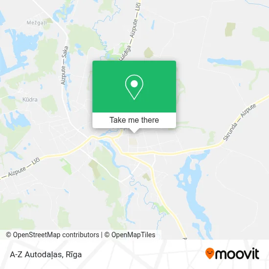 A-Z Autodaļas map