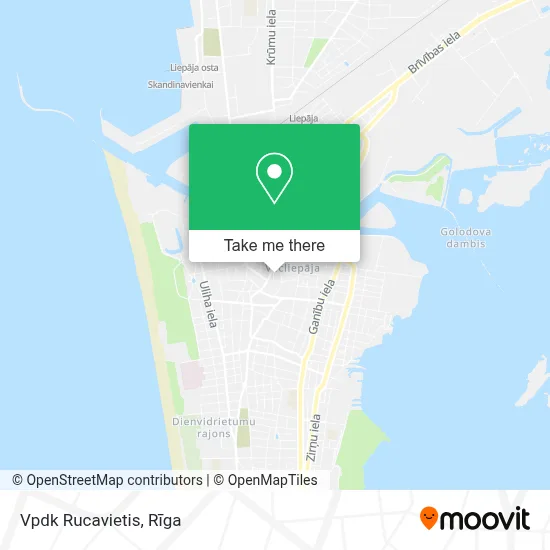 Vpdk Rucavietis map