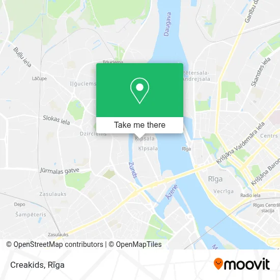Creakids map