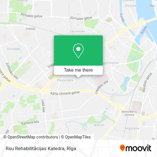 Rsu Rehabilitācijas Katedra map