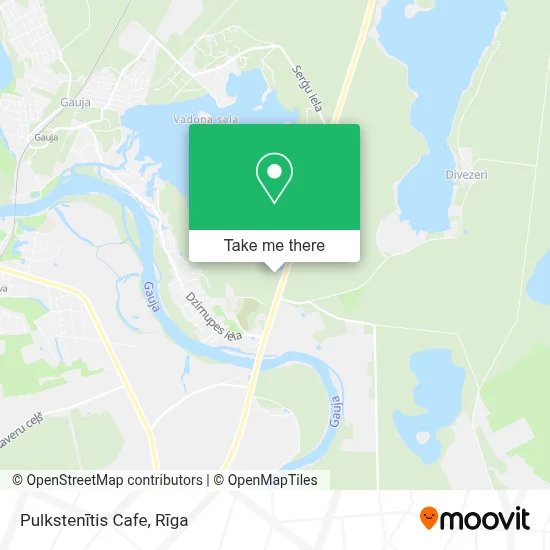Pulkstenītis Cafe map