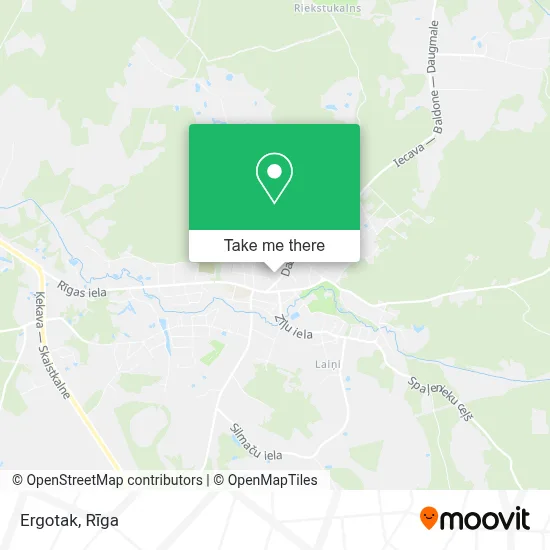 Ergotak map
