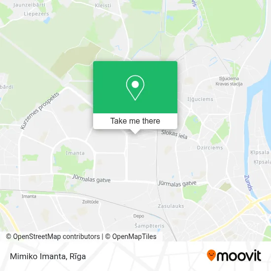 Mimiko Imanta map