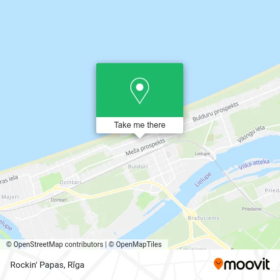 Rockin' Papas map