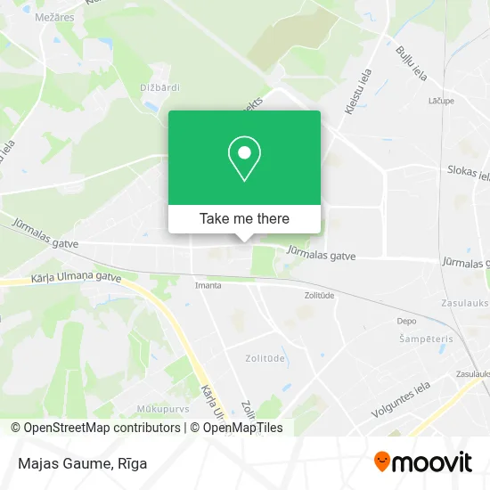 Majas Gaume map