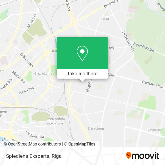 Spiediena Eksperts map