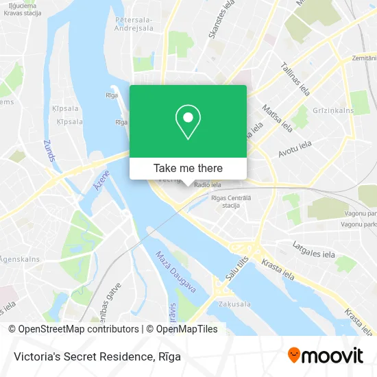 Victoria's Secret Residence map