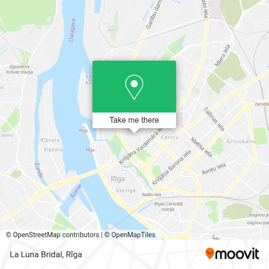 La Luna Bridal map