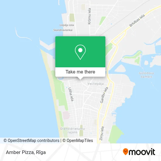 Amber Pizza map