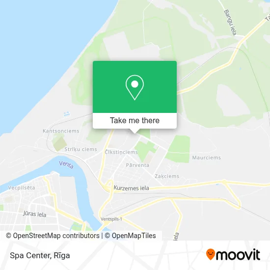 Spa Center map