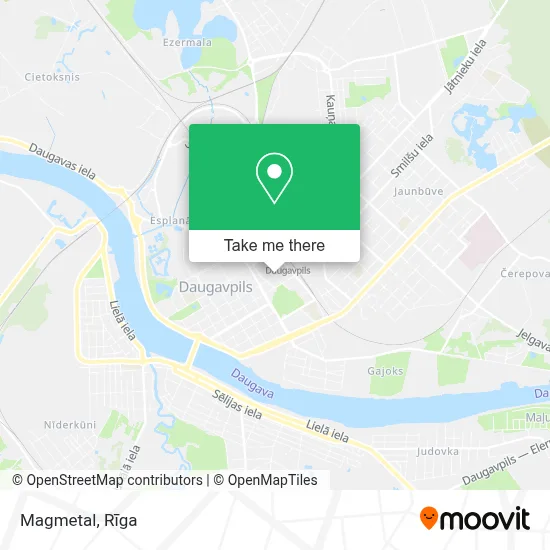 Magmetal map