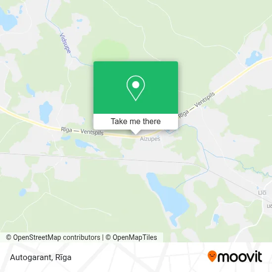 Autogarant map