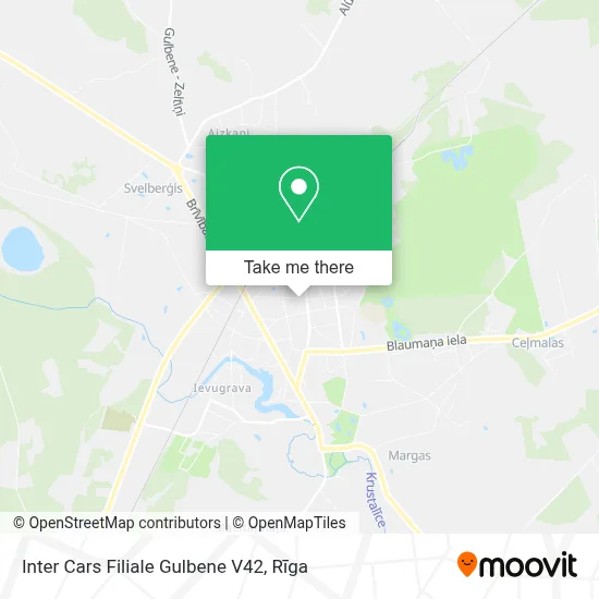 Inter Cars Filiale Gulbene V42 map