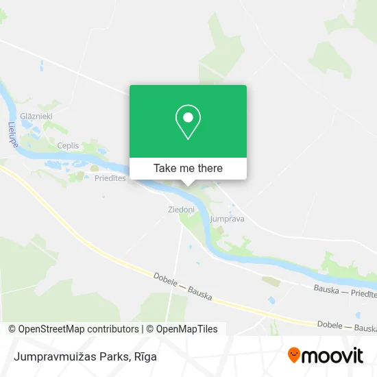 Jumpravmuižas Parks map