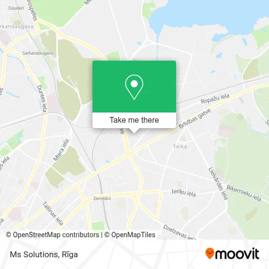 Ms Solutions map