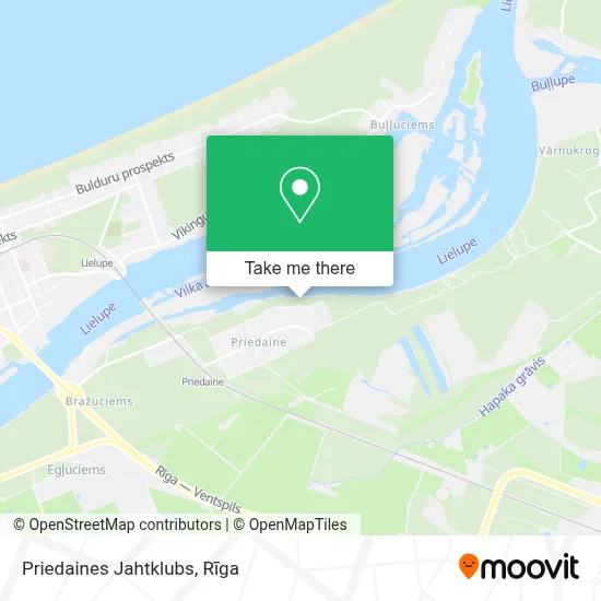 Priedaines Jahtklubs map