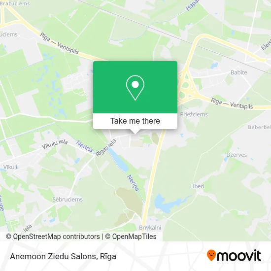 Anemoon Ziedu Salons map