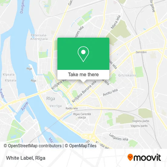 White Label map