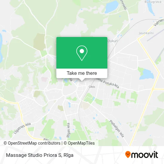 Massage Studio Priora S map