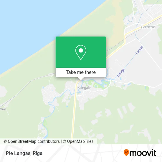 Pie Langas map