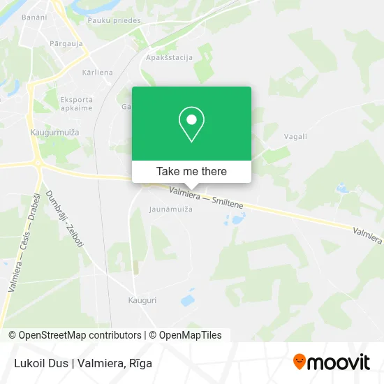 Lukoil Dus | Valmiera map
