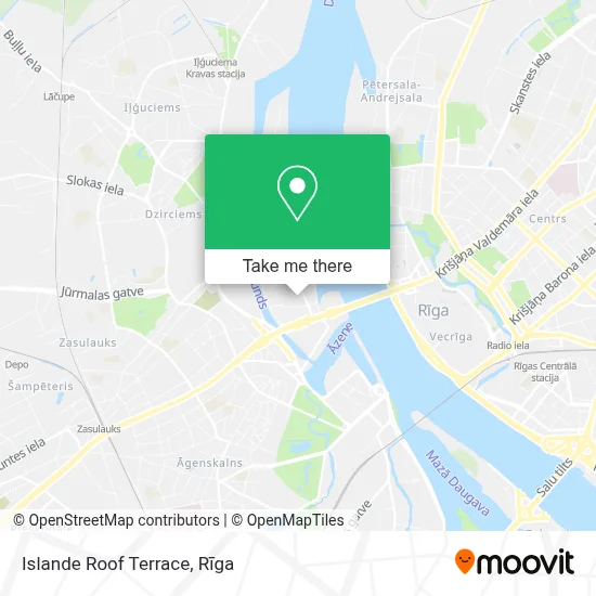 Islande Roof Terrace map