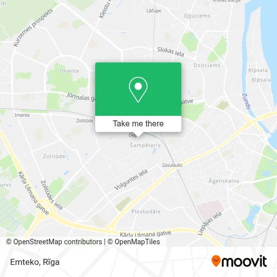 Emteko map
